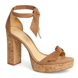 Alexandre Birman Mabela suede with cork sandals